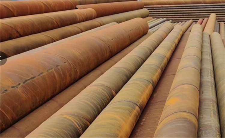 清遠區循環水防腐螺旋鋼管，鋼材場800mm螺旋焊管，dn2500mm螺旋管，630污水排水防腐螺旋管廠家